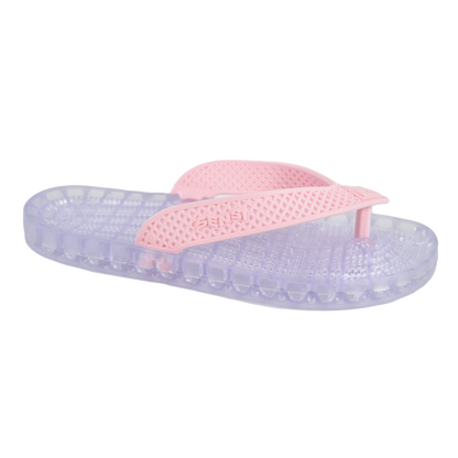 Wave - Clear Thong Sandal - Pink