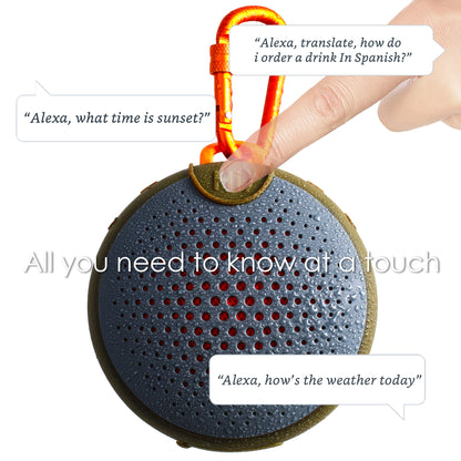 Aquablaster Bluetooth Speaker with Alexa - Orange