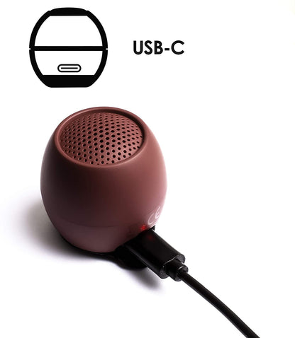 ZERO Mini Wireless Bluetooth Speaker - Burgundy